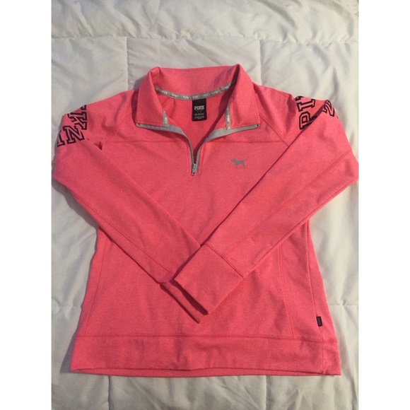 PINK Victoria's Secret Tops - PINK Athletic Quarter Zip